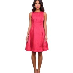 Coast Pink Fit & Flare Sleeveless Dress Women’s Size 8 (Fit 6) Lined, Textured